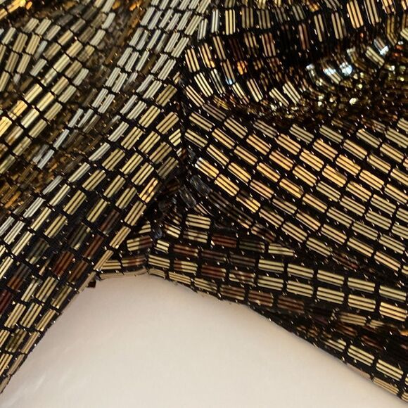 Zara Gold Metallic Sequin Blazer Dress XS - Picture 16 of 16